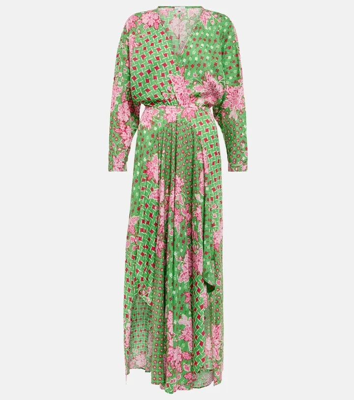 Ilona printed maxi dress