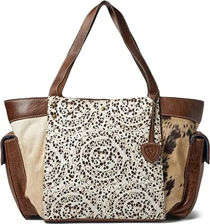 Ariat Phoenix Large Satchel (Medium Brown) Handbags