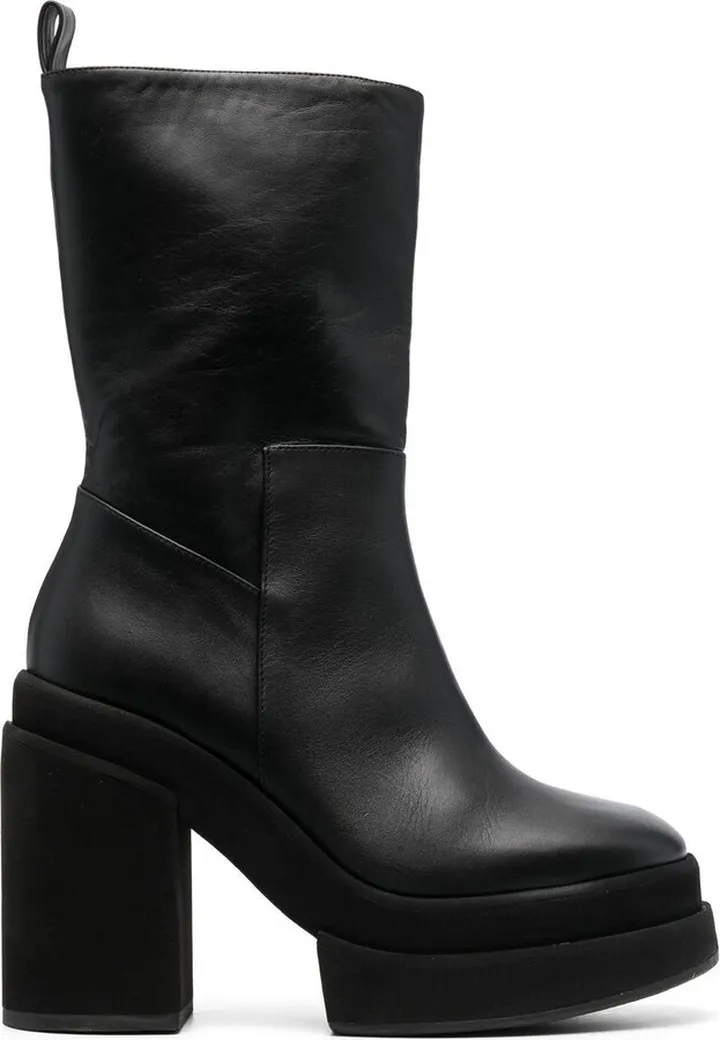 Platform Leather Boots
