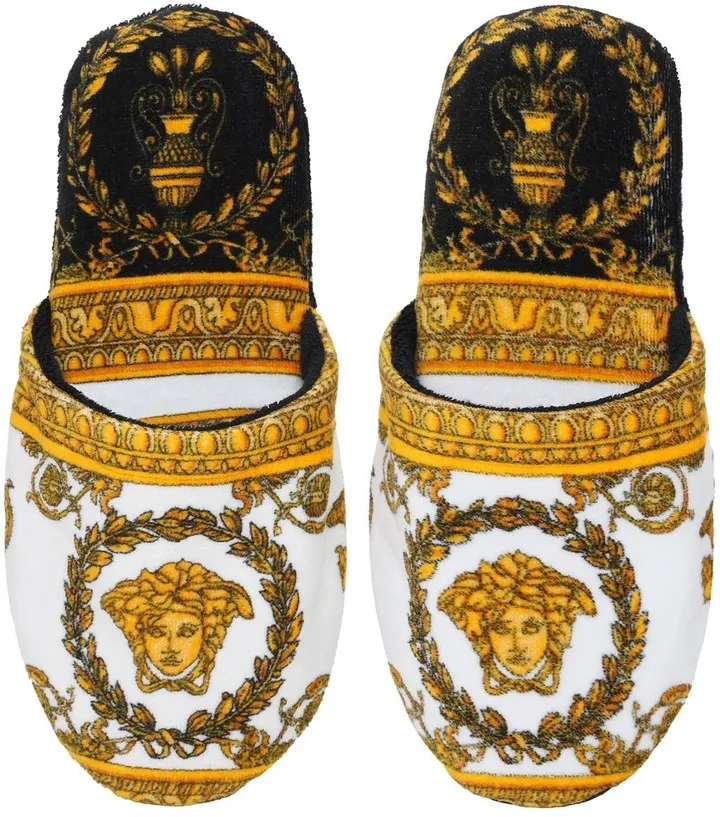 I Heart Baroque Cotton Slippers