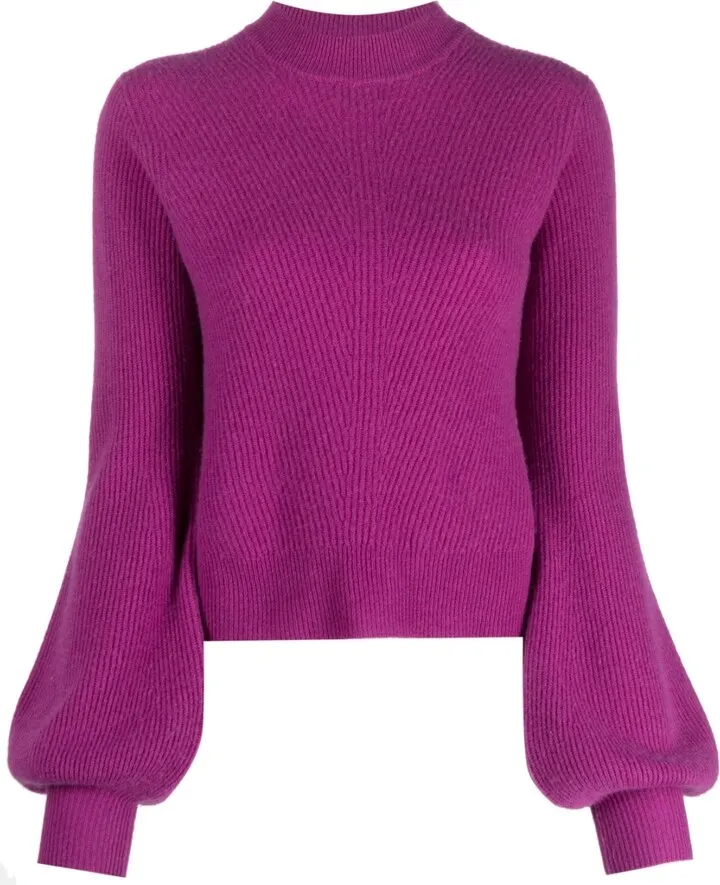 Cashmere Puff Sleeve Top