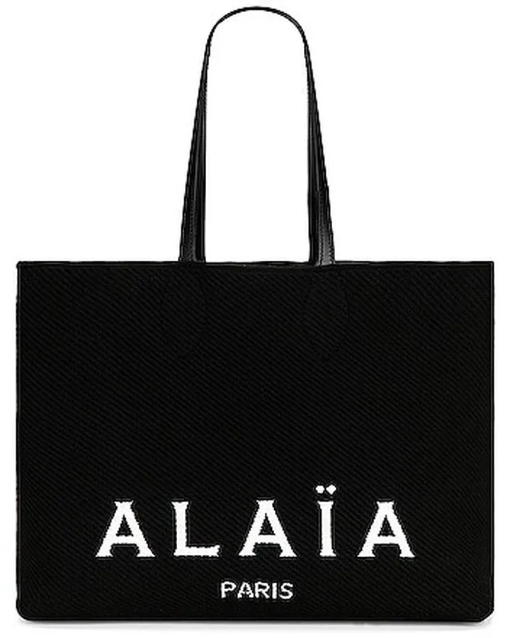 ALAÏA Small Tote Bag in Black