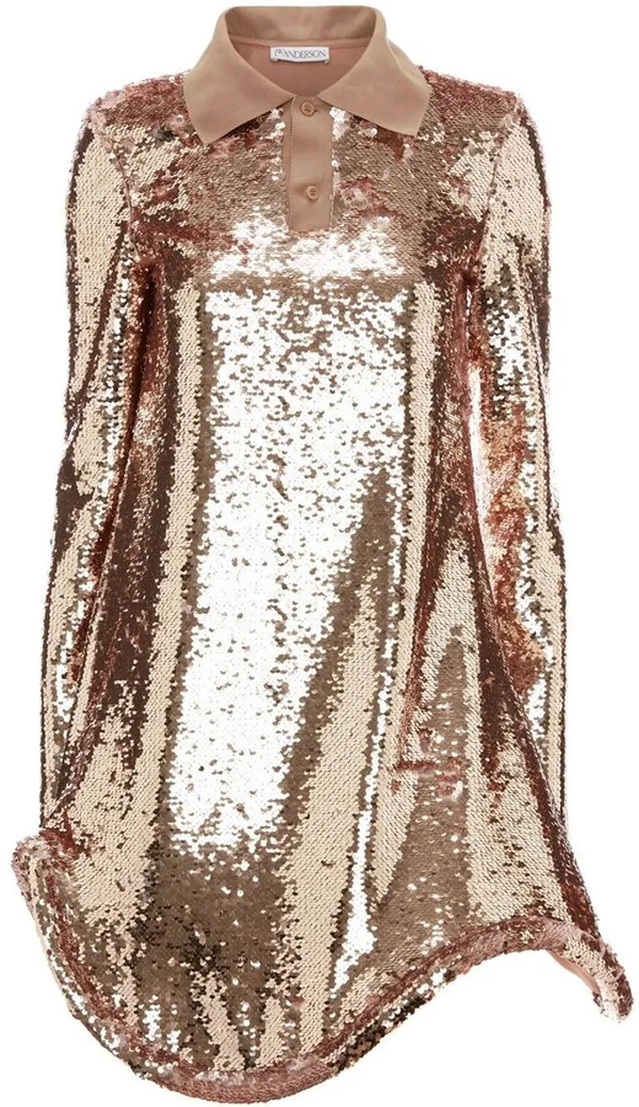 Bumper-Tube mini polo dress