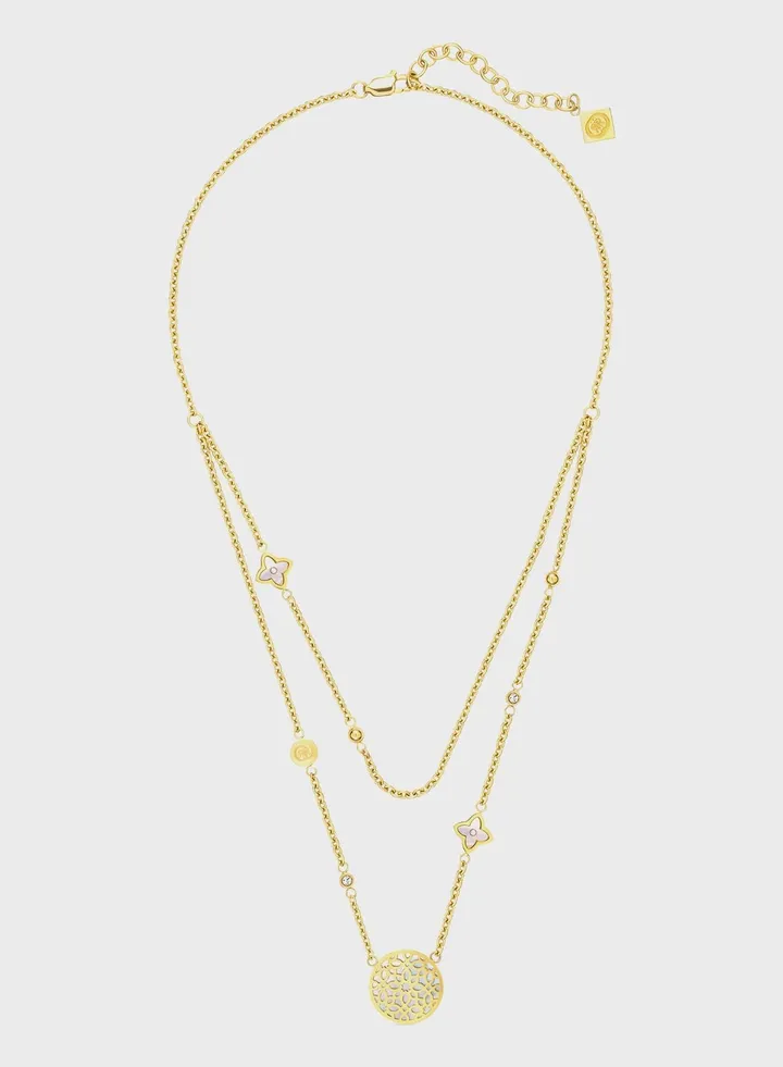 Chain Detail Layered Necklace