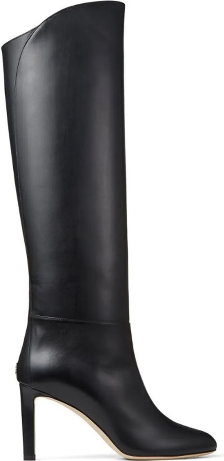 Jimmy Choo Karter 85 Leather Knee-High Boots
