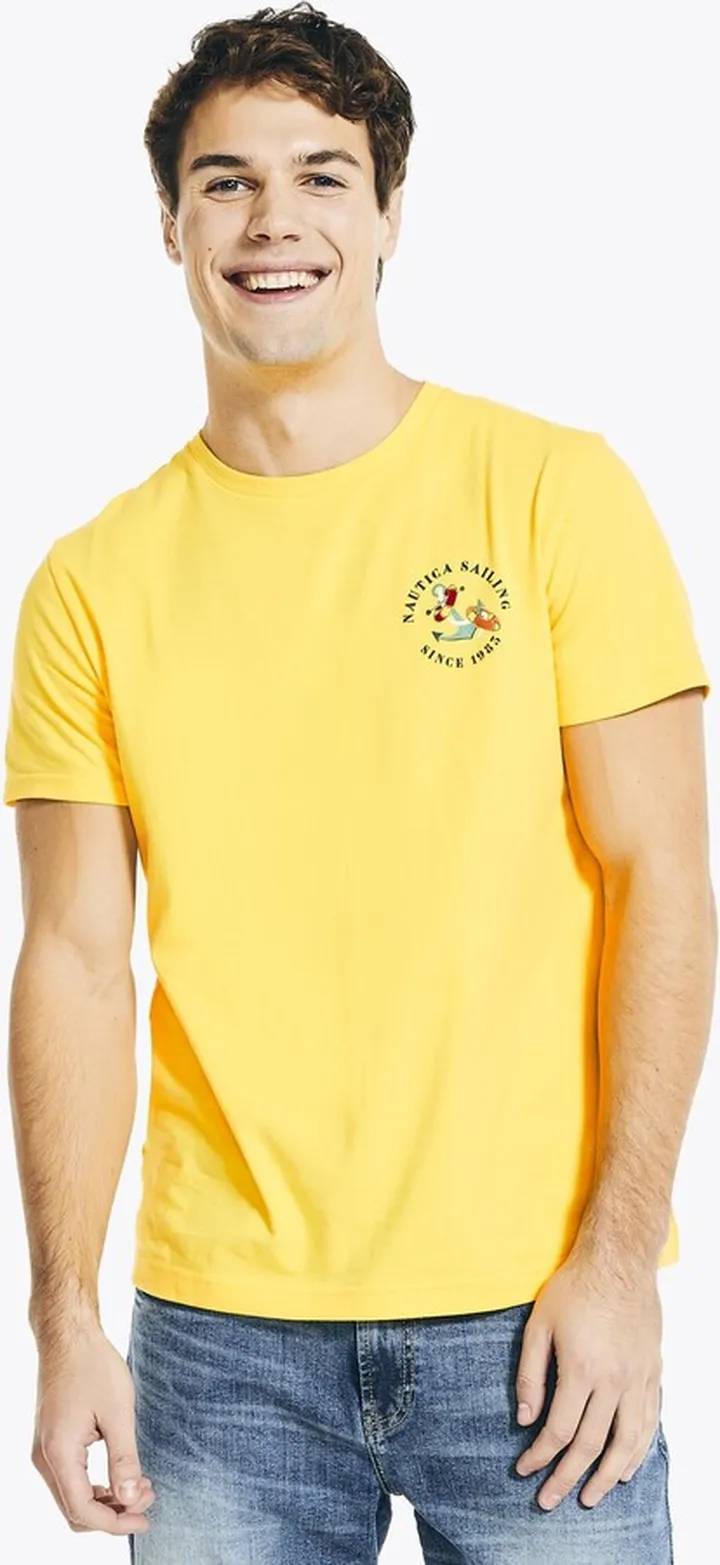 Sustainably Crafted Sailing Graphic T-Shirt