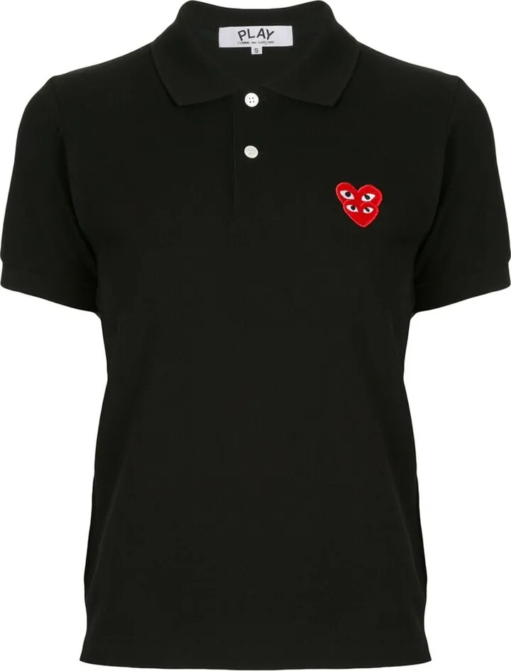 Heart-Patch Polo Shirt
