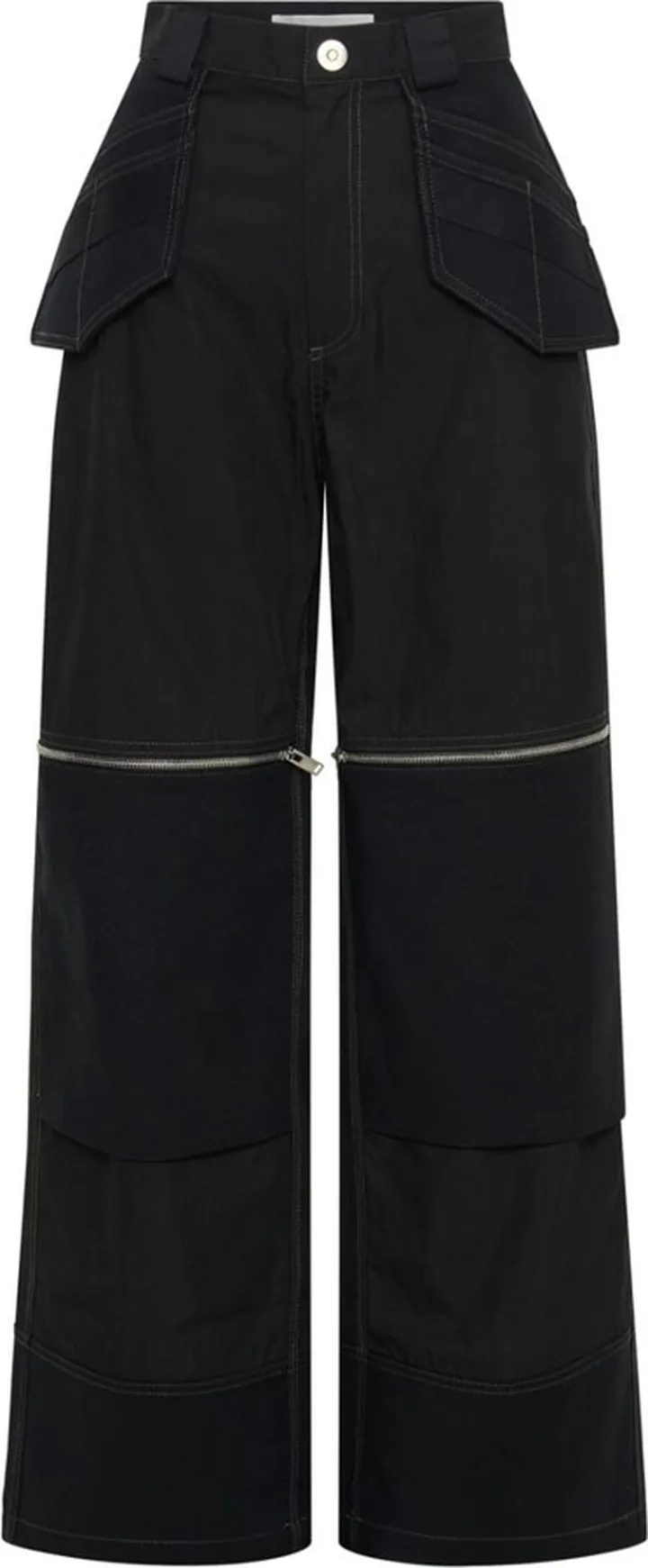 Workwear straight-leg trousers