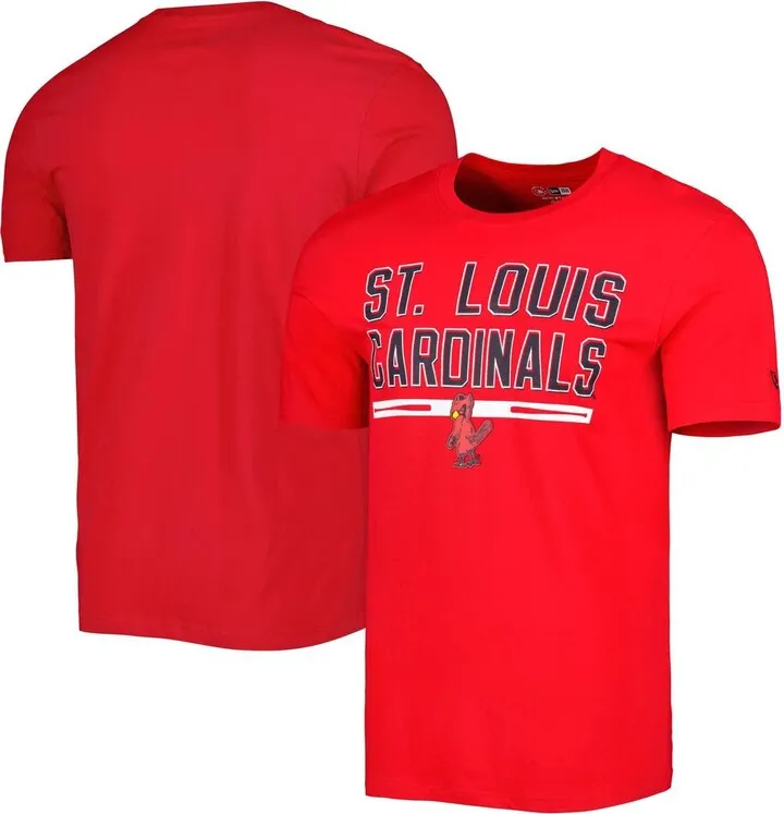 Men's New Era Red St. Louis Cardinals Batting Practice T-shirt