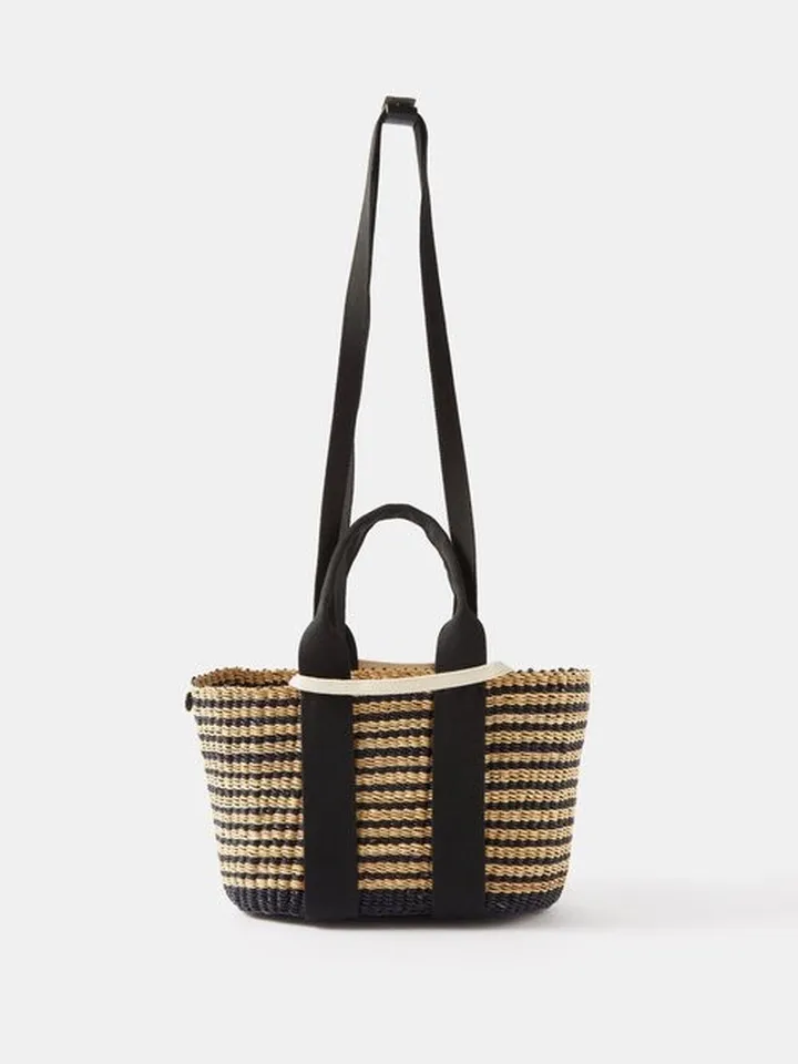 Cuiir Straw Woven Basket Bag