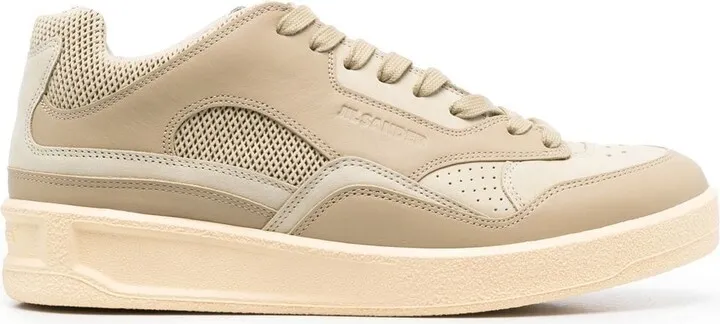 Panelled Low-Top Sneakers