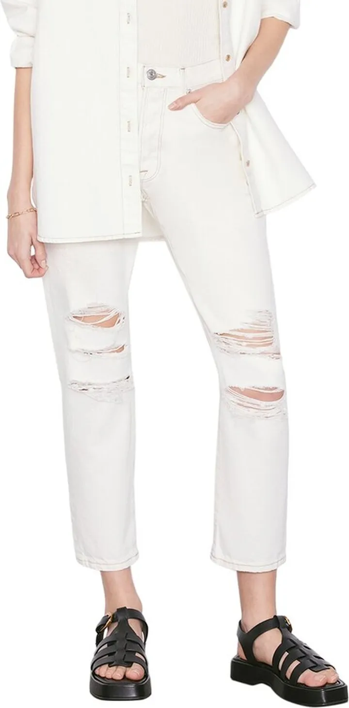 FRAME Denim Le Original Off White Rips Jean