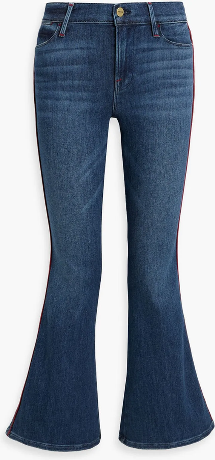 Le Pixie high-rise flared jeans