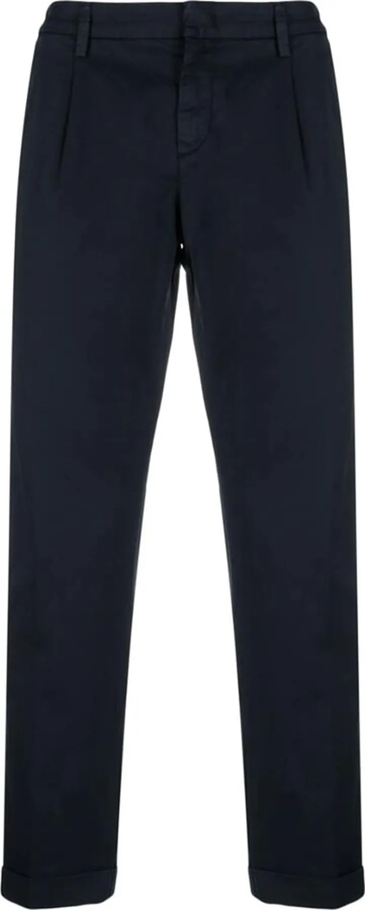 Pleated Straight-Leg Trousers