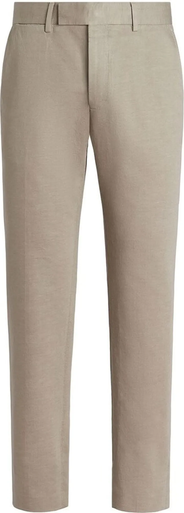 Linen Tapered Chino Trousers