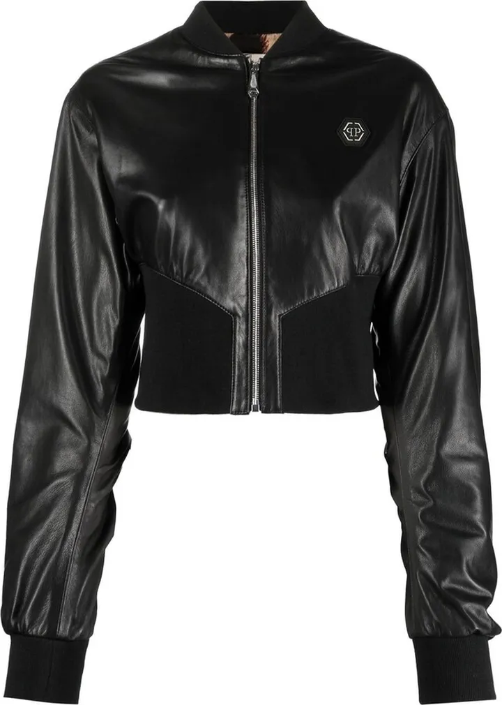 Leather Bomber Jacket