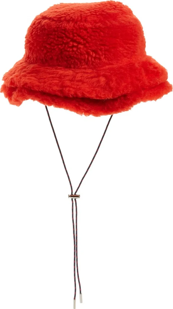 Double Brim Wool Bucket Hat