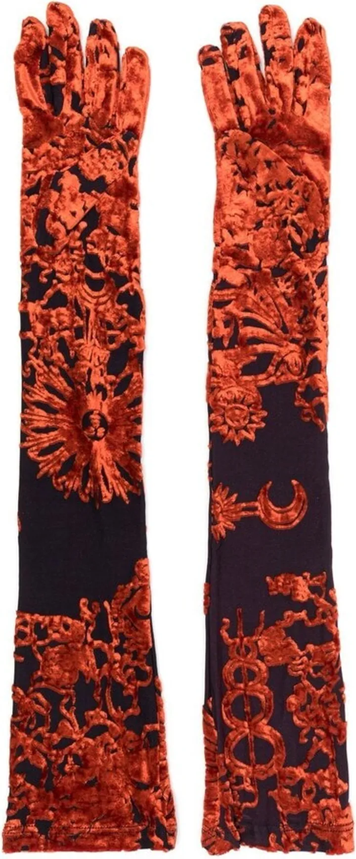 Abstract-Print Gloves