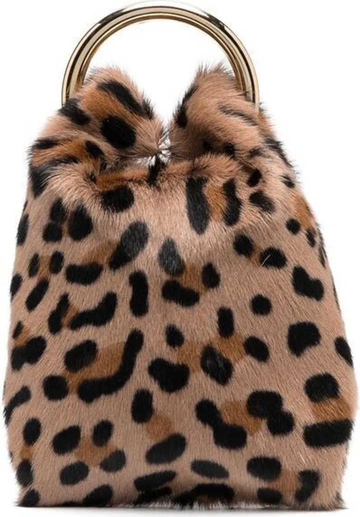Furrissima Charm animal-print bag