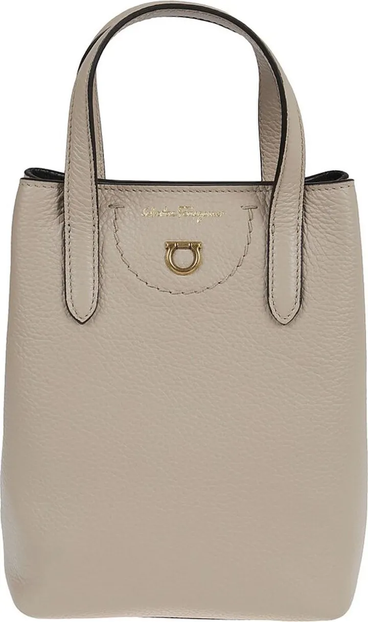 Salvatore Ferragamo Logo Printed Tote Bag
