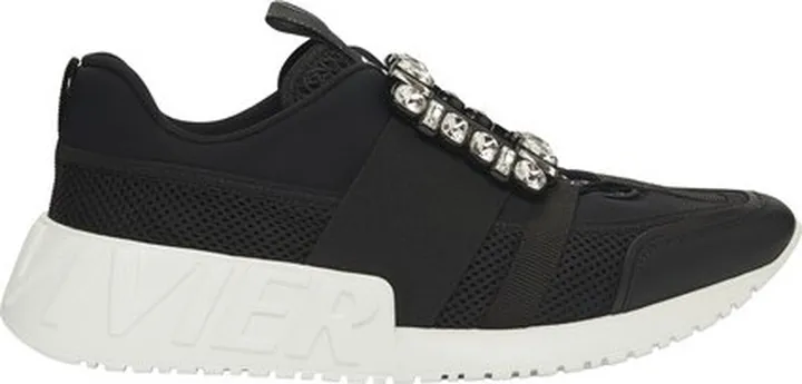 Viv' Go Rhinestone Buckle Sneakers in Technical Fabrics