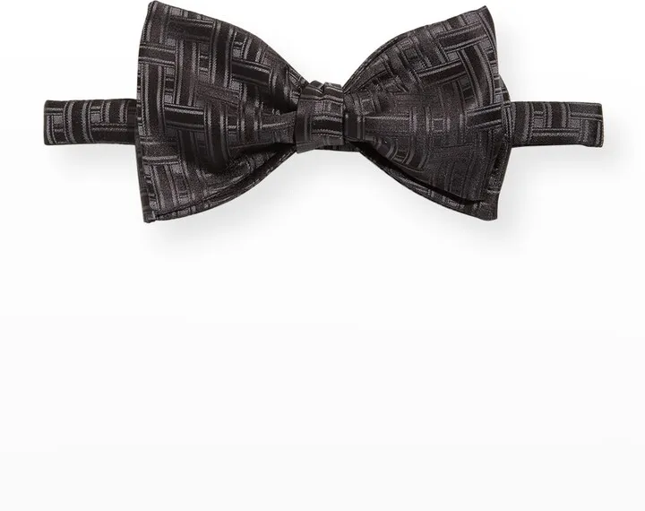 Men's Jacquard Silk Bow Tie