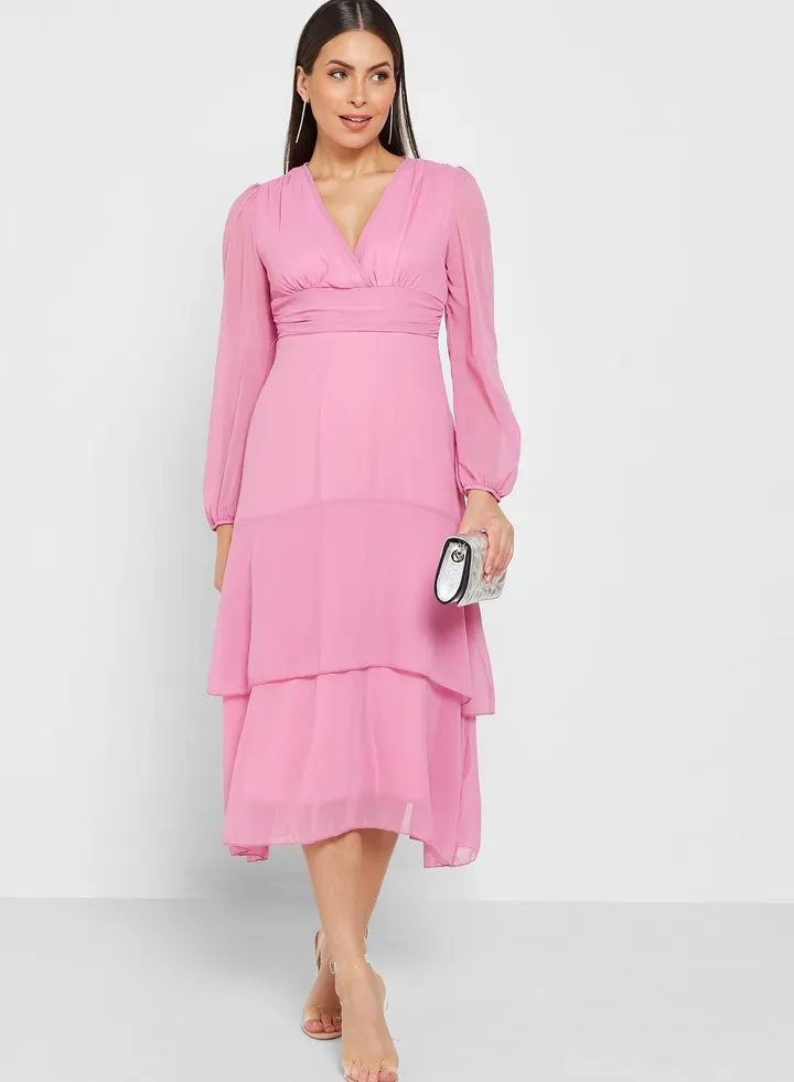 Ruffle Hem Dress
