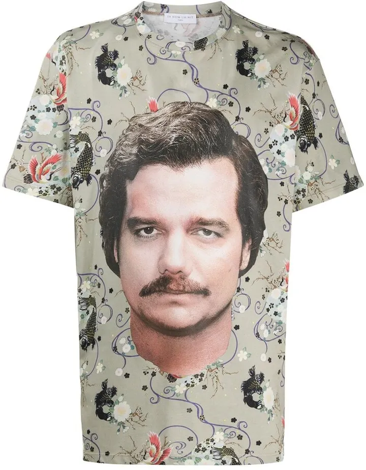 graphic print short-sleeve T-shirt