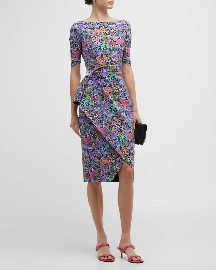 Mimmaly Floral-Print Sheath Dress