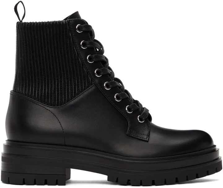 Gianvito Rossi Black Martis Ankle Boots
