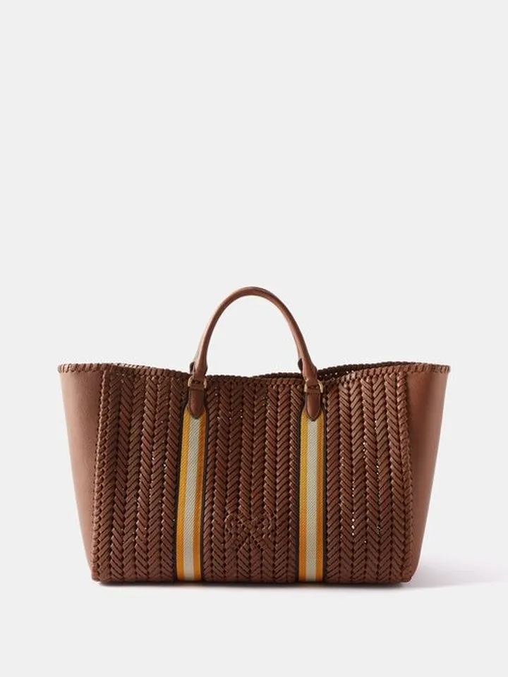Neeson Nastro Braided-leather Tote Bag