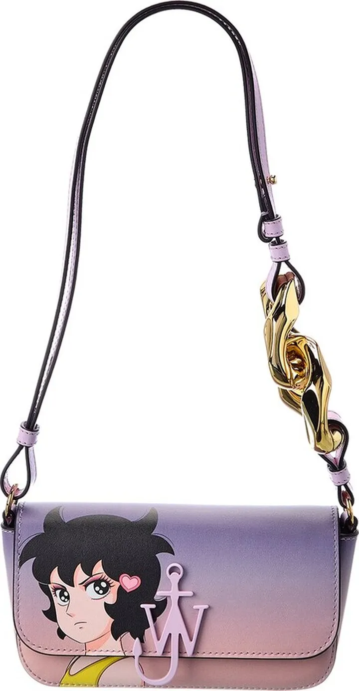 Jw Anderson X Run Hany Chain Anchor Leather Shoulder Bag
