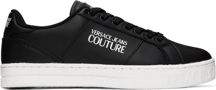 Versace Jeans Couture Black Logo Sneakers