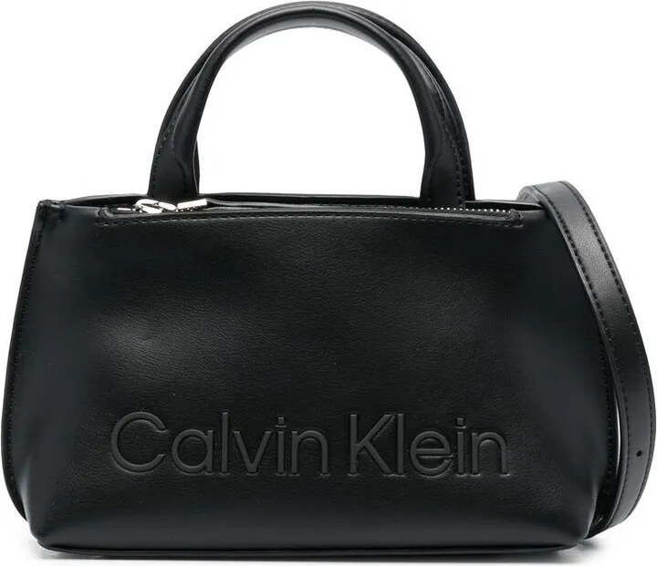 Logo-Plaque Tote Bag
