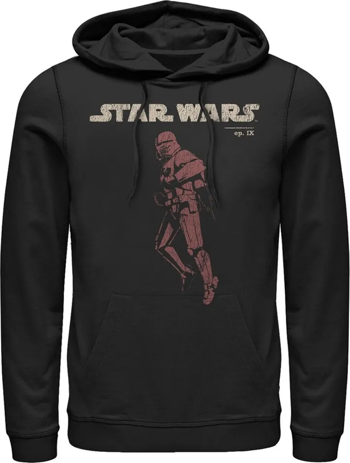 Men's Star Wars: The Rise of Skywalker Retro Sith Trooper Flight Pull Over Hoodie - Black - Medium