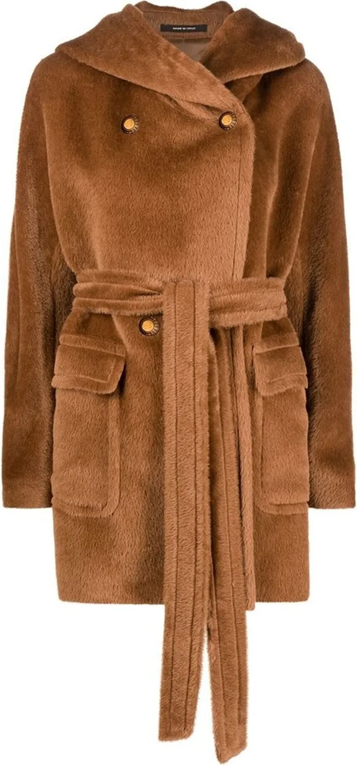 Double-Breasted Wool Coat