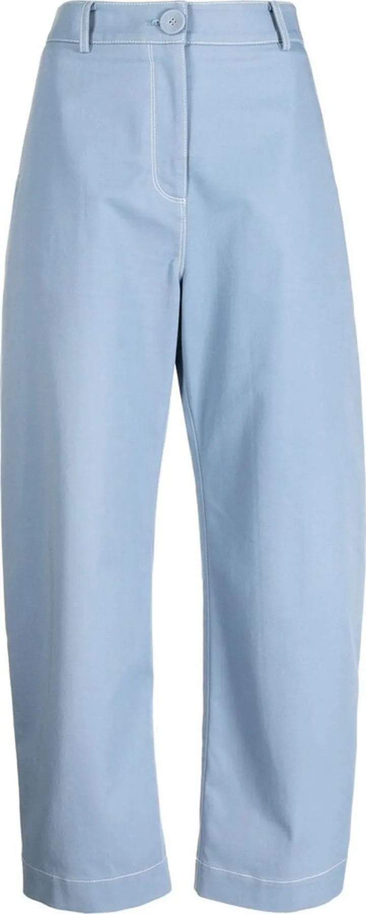 High-Waisted Loose Fit Trousers