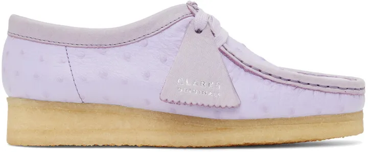 Clarks Originals Purple Wallabee Derbys