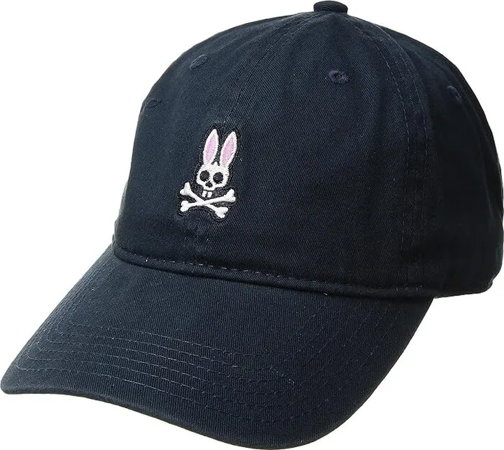 Psycho Bunny Sunbleached Cap (Navy) Caps