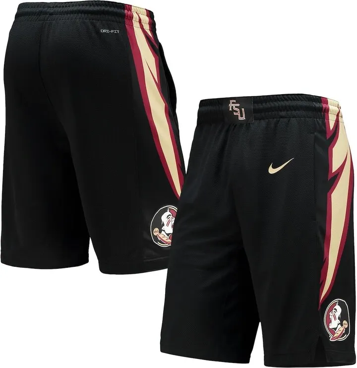 Men's Nike Black Florida State Seminoles Replica Performance Basketball Shorts