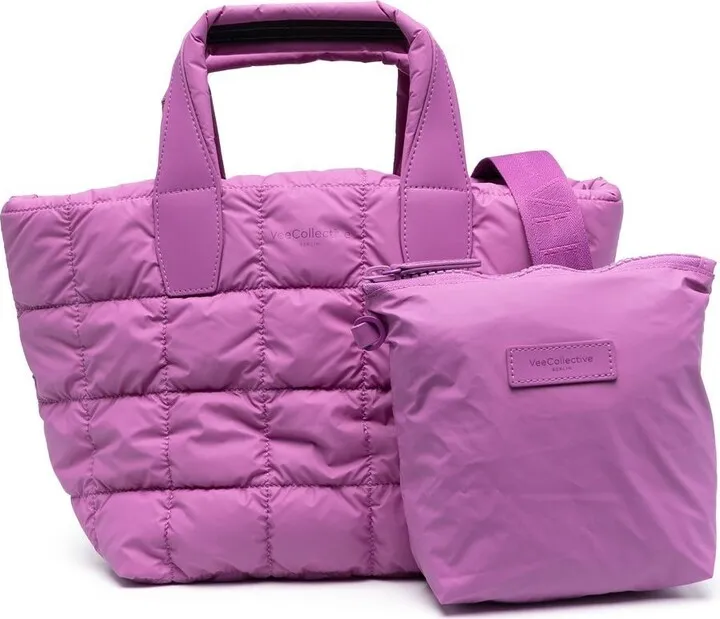 Logo-Print Padded Tote Bag
