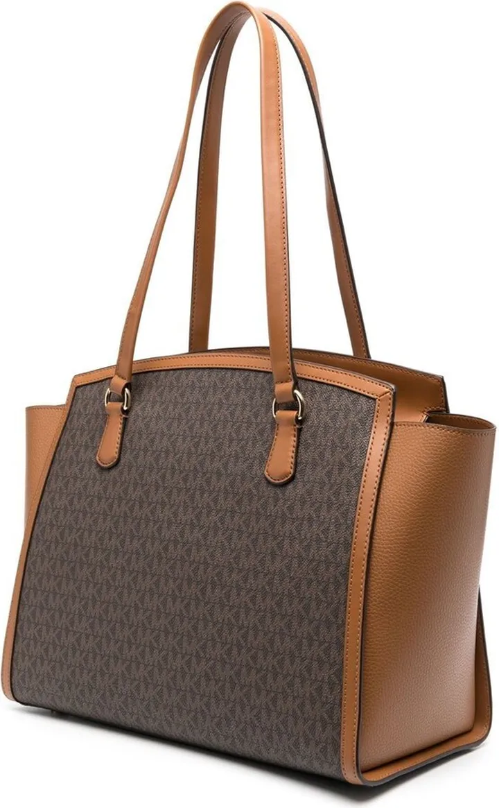 MICHAEL MICHAEL KORS- Chantal Leather Tote Bag