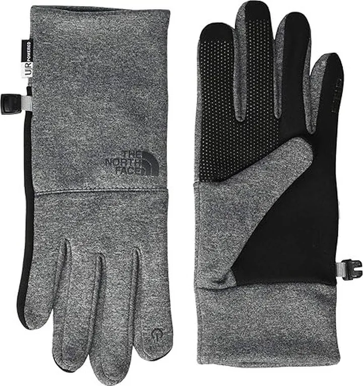The North Face Etip Recycled Gloves (TNF Medium Grey Heather) Extreme Cold Weather Gloves