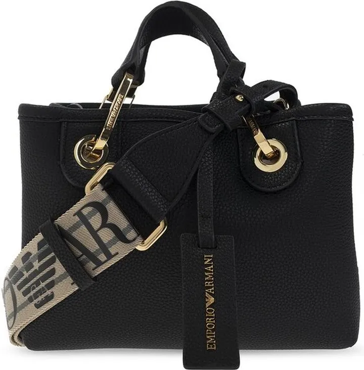 Emporio Armani Logo Detailed Tote Bag