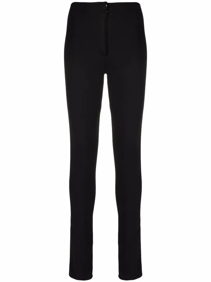 SuperTech-SuperChic straight-leg trousers