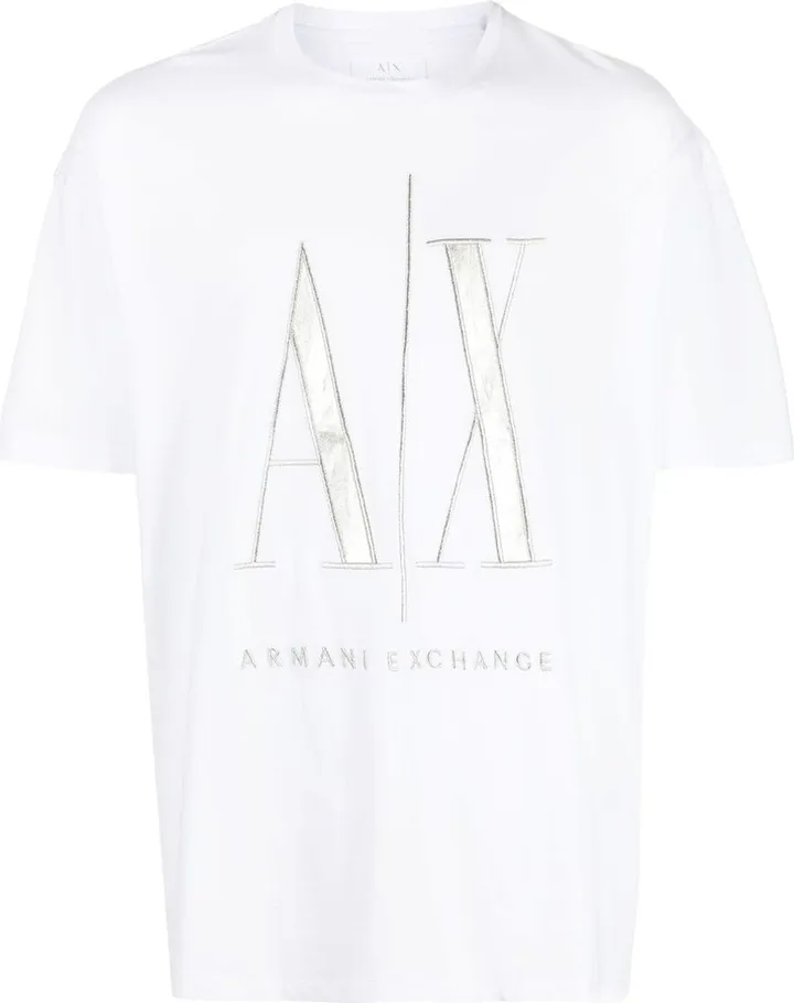logo-embroidery cotton T-shirt