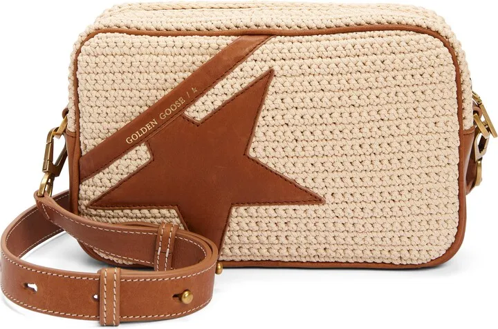 Star Crochet Crossbody Camera Bag