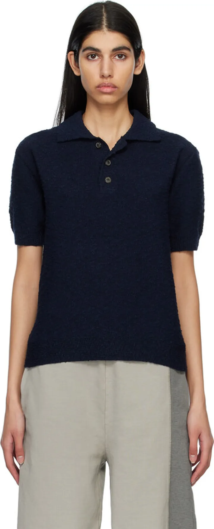 Maison Margiela Navy Nostalgic Polo