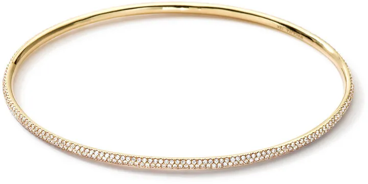 18k Gold Stardust Bangle with Diamonds