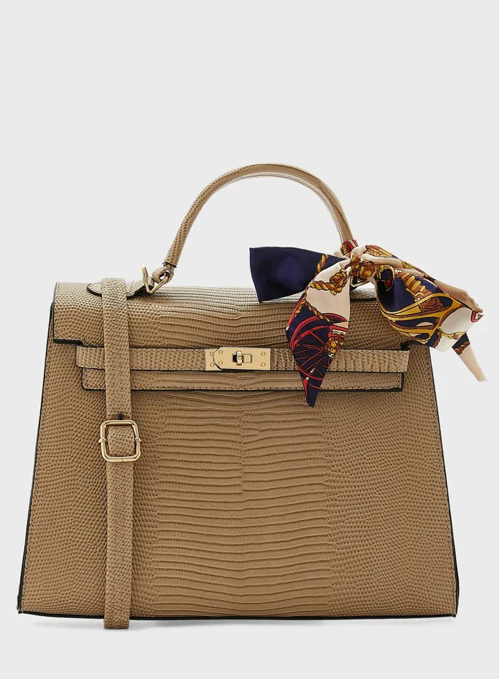 Scarf Detail Handbag